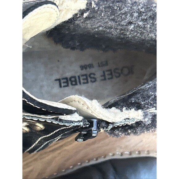 Josef Seibel Ankle Boots Maren Womens 39 US 8 Black Kombi Bozen - Picture 7 of 7